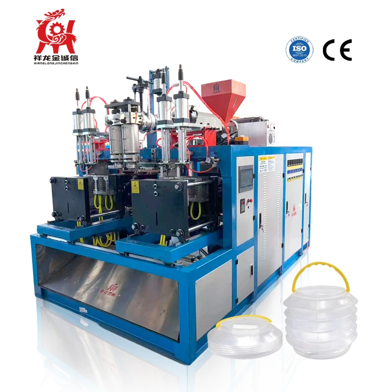 2+2 Màquina elèctrica automàtica de modelat per bufat per a petits productes HDPE